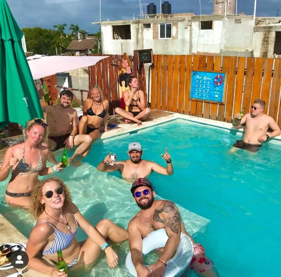 Straw Hat Hostel & Rooftop Bar Tulum Mexico